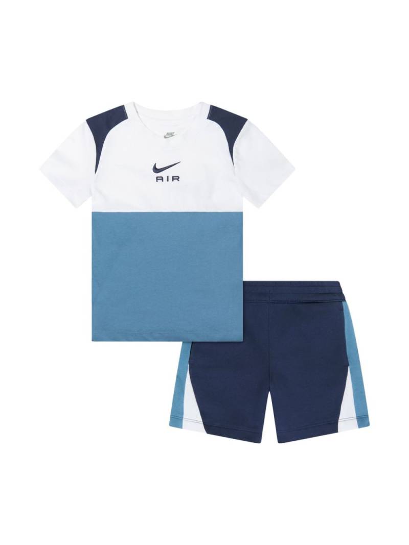 Nike Kids logo-embroidered shorts set - Blue von Nike Kids