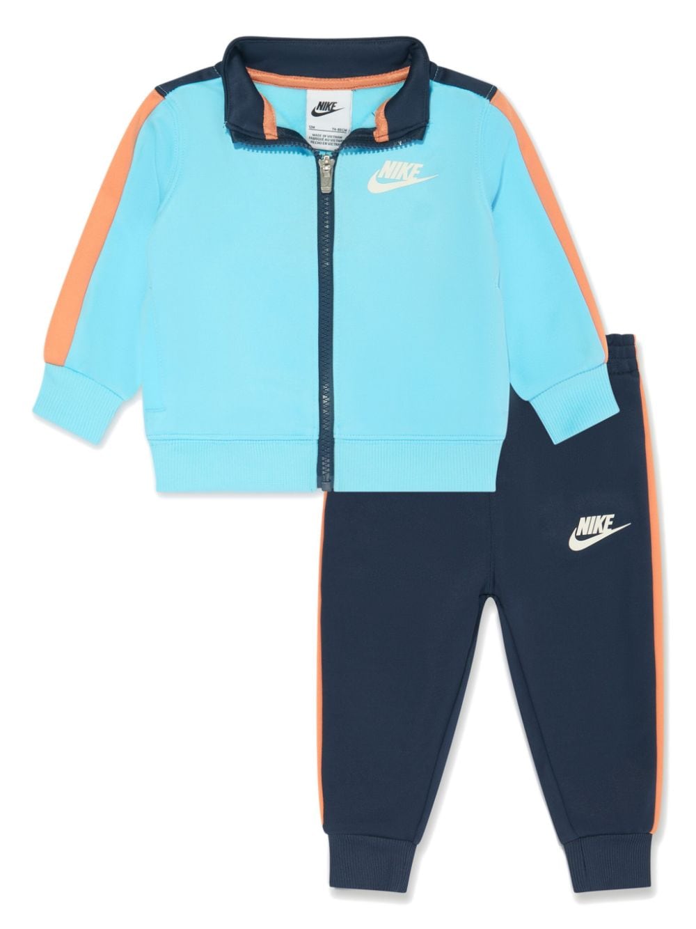 Nike Kids logo-print colour-block tracksuit set - Blue von Nike Kids