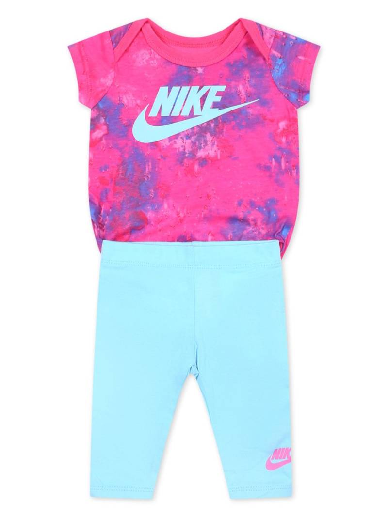 Nike Kids logo-print trousers set - Pink von Nike Kids