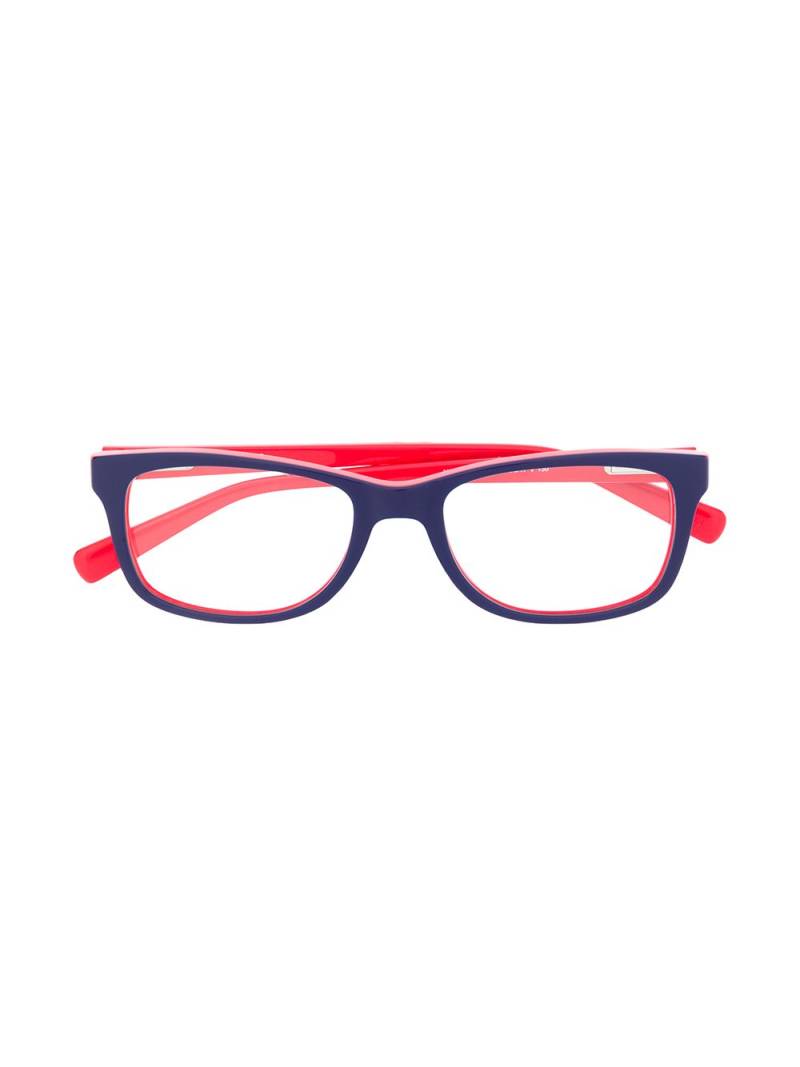 Nike Kids square frame glasses - Blue von Nike Kids