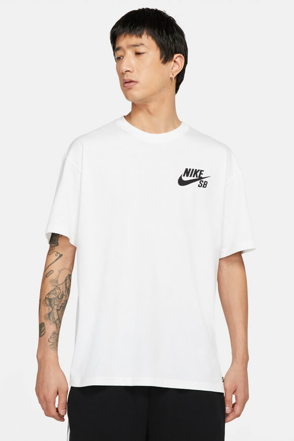 Nike SB T-Shirt | White | Herren  | L von Nike SB