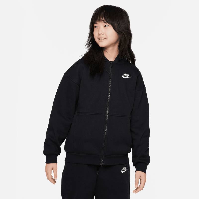 Nike Sportswear Kapuzensweatjacke »CLUB FLEECE BIG KIDS' (GIRLS') OVERSIZED FULL-ZIP HOODIE« von Nike Sportswear