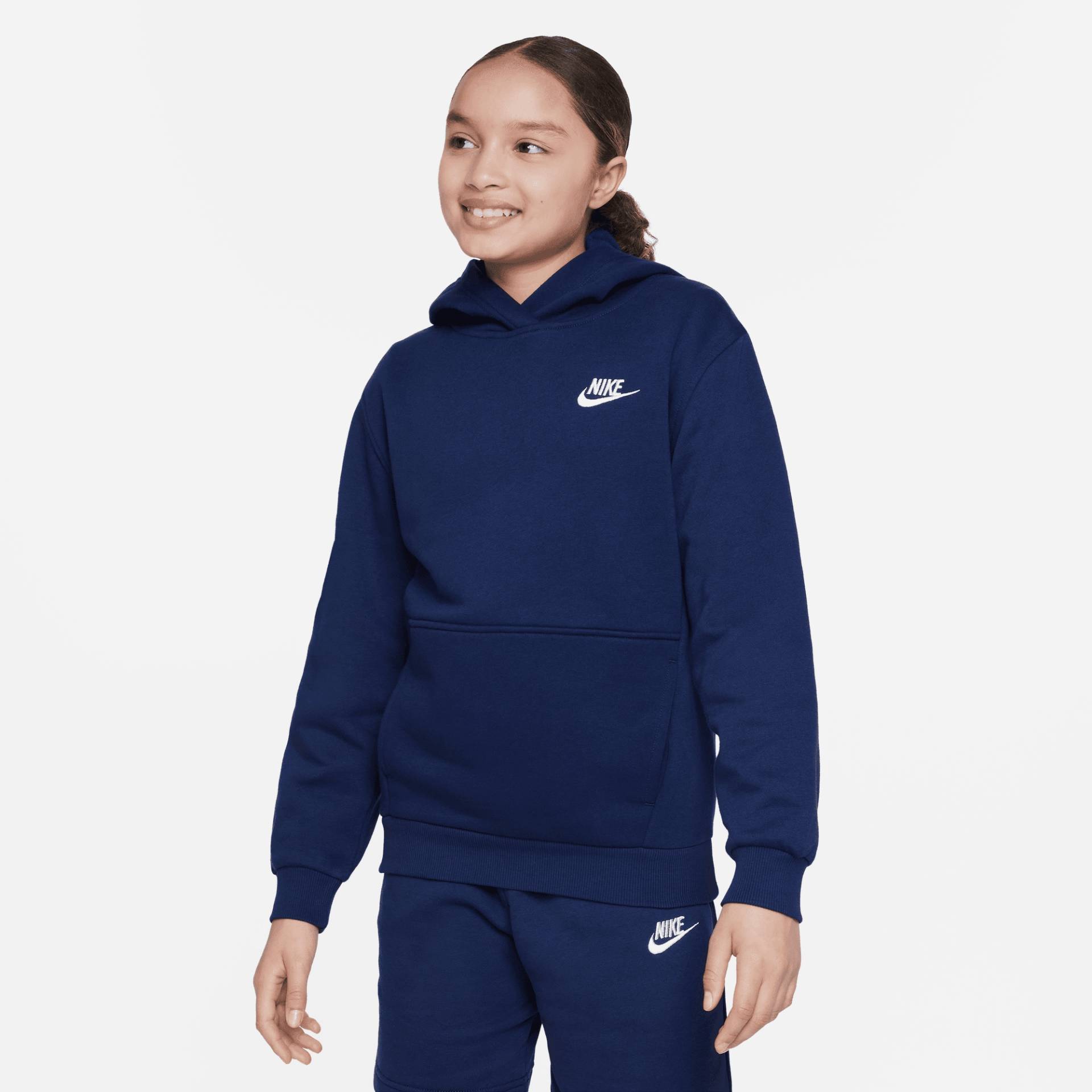 Nike Sportswear Kapuzensweatshirt »CLUB FLEECE BIG KID'S PULLOVER HOODIE« von Nike Sportswear