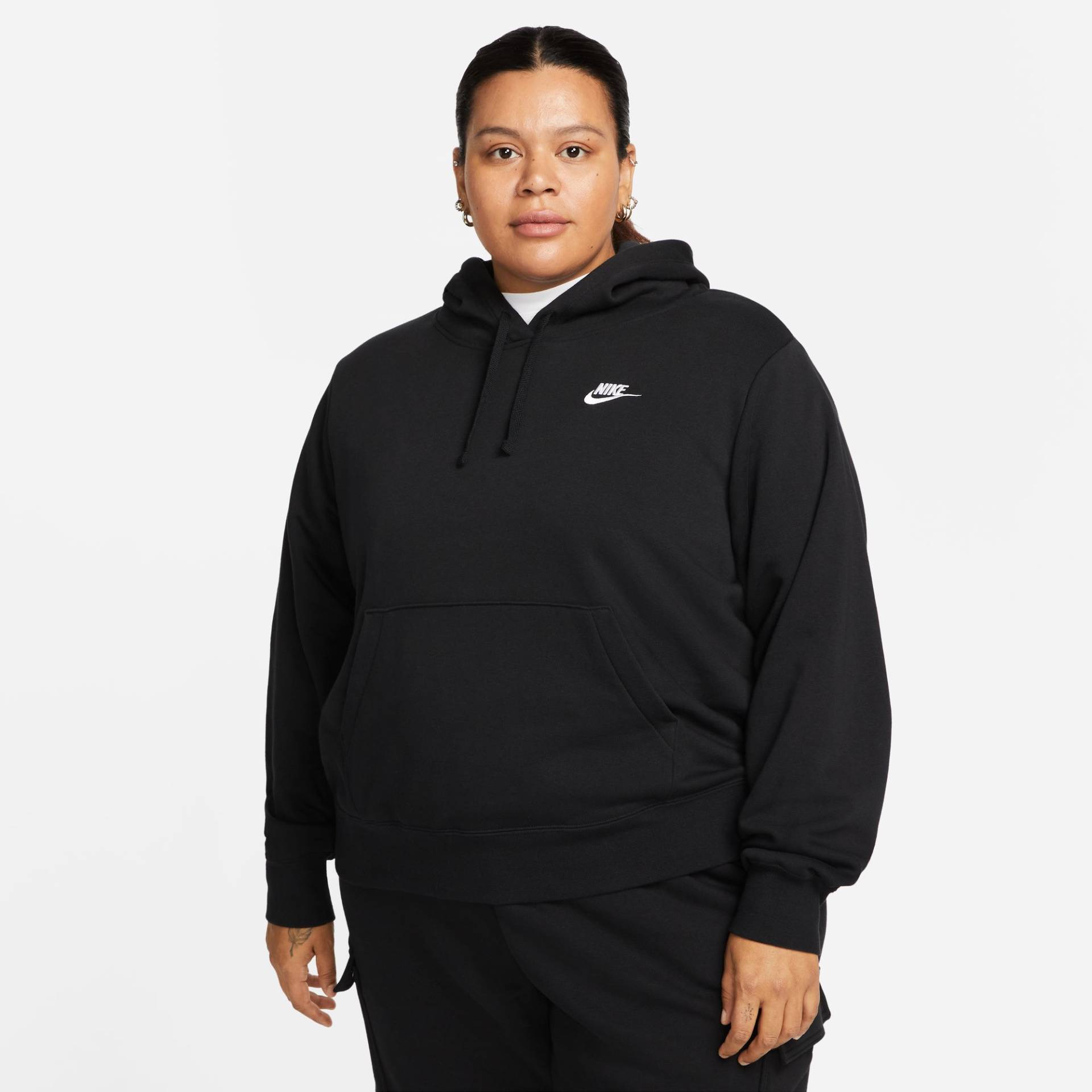 Nike Sportswear Kapuzensweatshirt »CLUB FLEECE WOMEN'S PULLOVER HOODIE (PLUS SIZE)« von Nike Sportswear