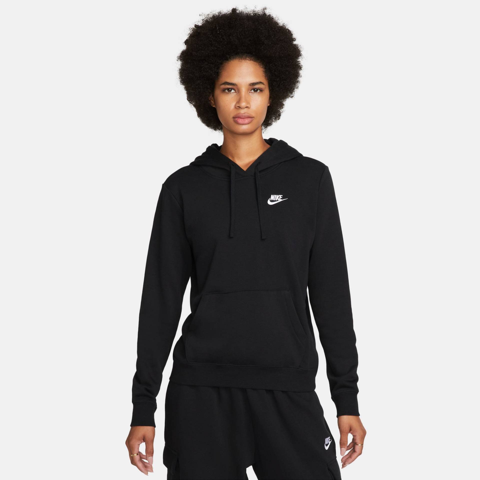 Nike Sportswear Kapuzensweatshirt »CLUB FLEECE WOMEN'S PULLOVER HOODIE«, Damen Kapuzenpullover aus weichem Fleece Material von Nike Sportswear