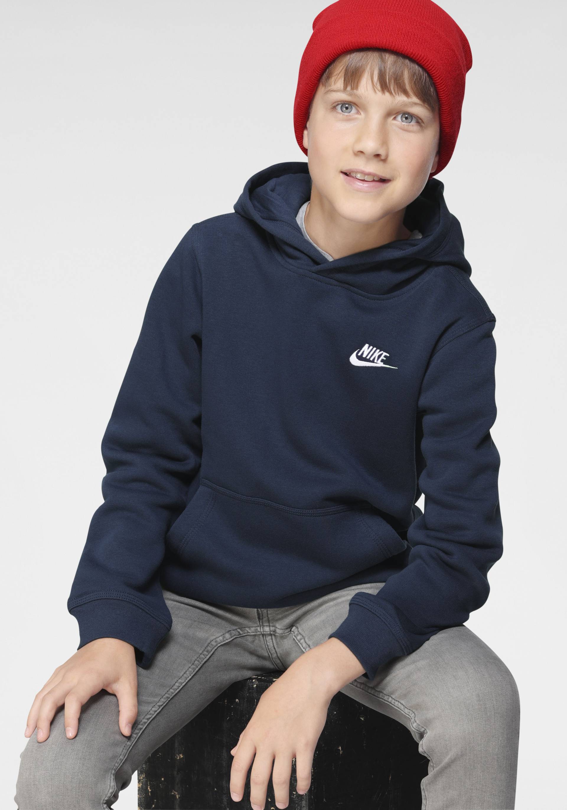 Nike Sportswear Kapuzensweatshirt »Club Big Kids' Pullover Hoodie« Nike Sportswear Kapuzensweatshirt »Club Big Kids' Pullover Hoodie« von Nike Sportswear