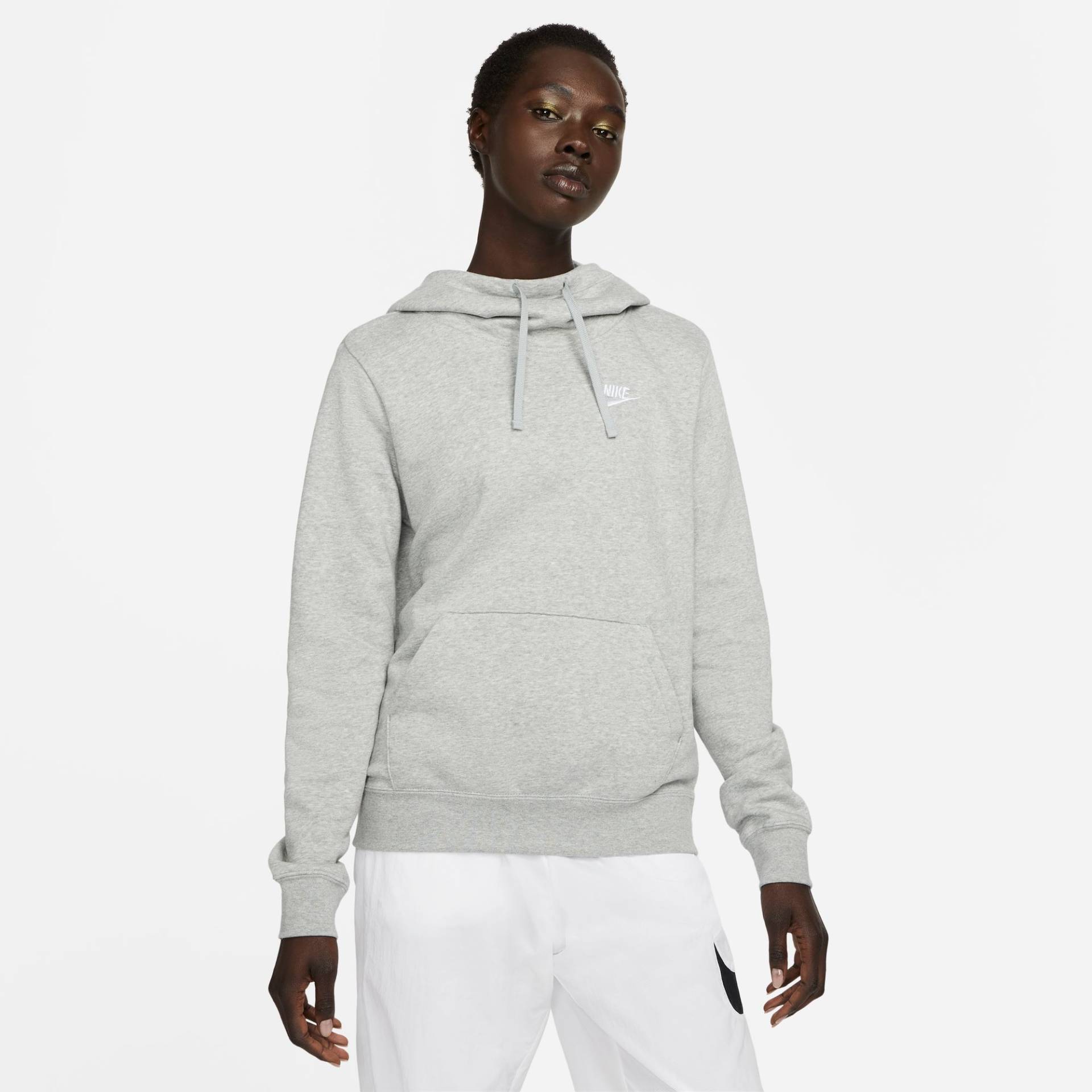 Nike Sportswear Kapuzensweatshirt »Club Fleece Women's Funnel Hoodie«, Damen Kapuzenpullover aus weichem Fleece Material von Nike Sportswear