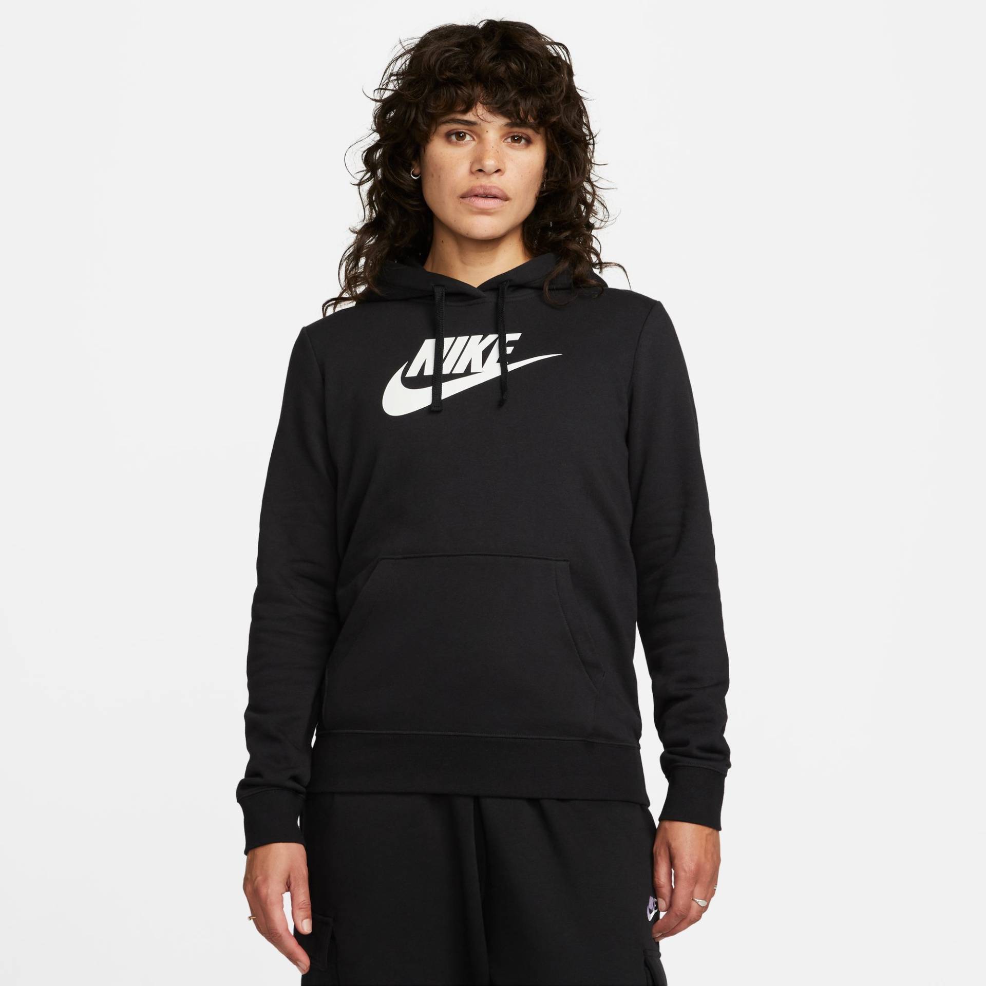 Nike Sportswear Kapuzensweatshirt »Club Fleece Women's Logo Pullover Hoodie«, Damen Kapuzenpullover aus weichem Fleece Material von Nike Sportswear