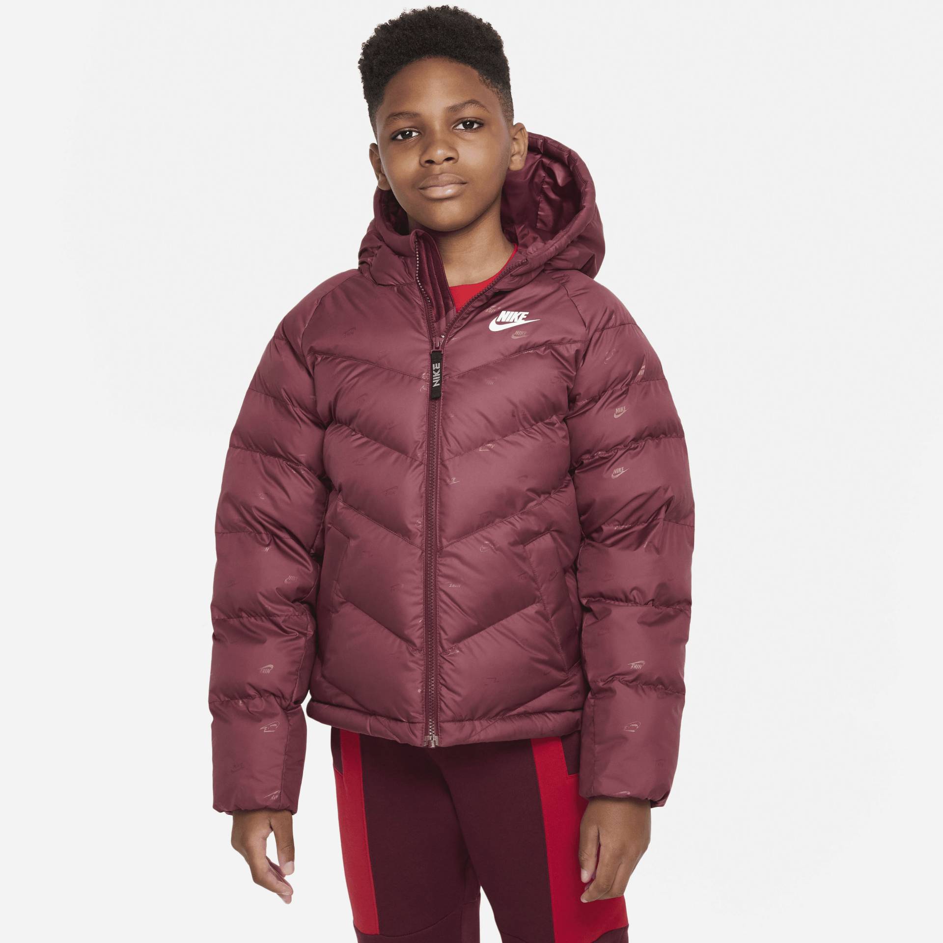 Nike Sportswear Steppjacke »K NSW SYNFL HD JKT AOP«, mit Kapuze von Nike Sportswear