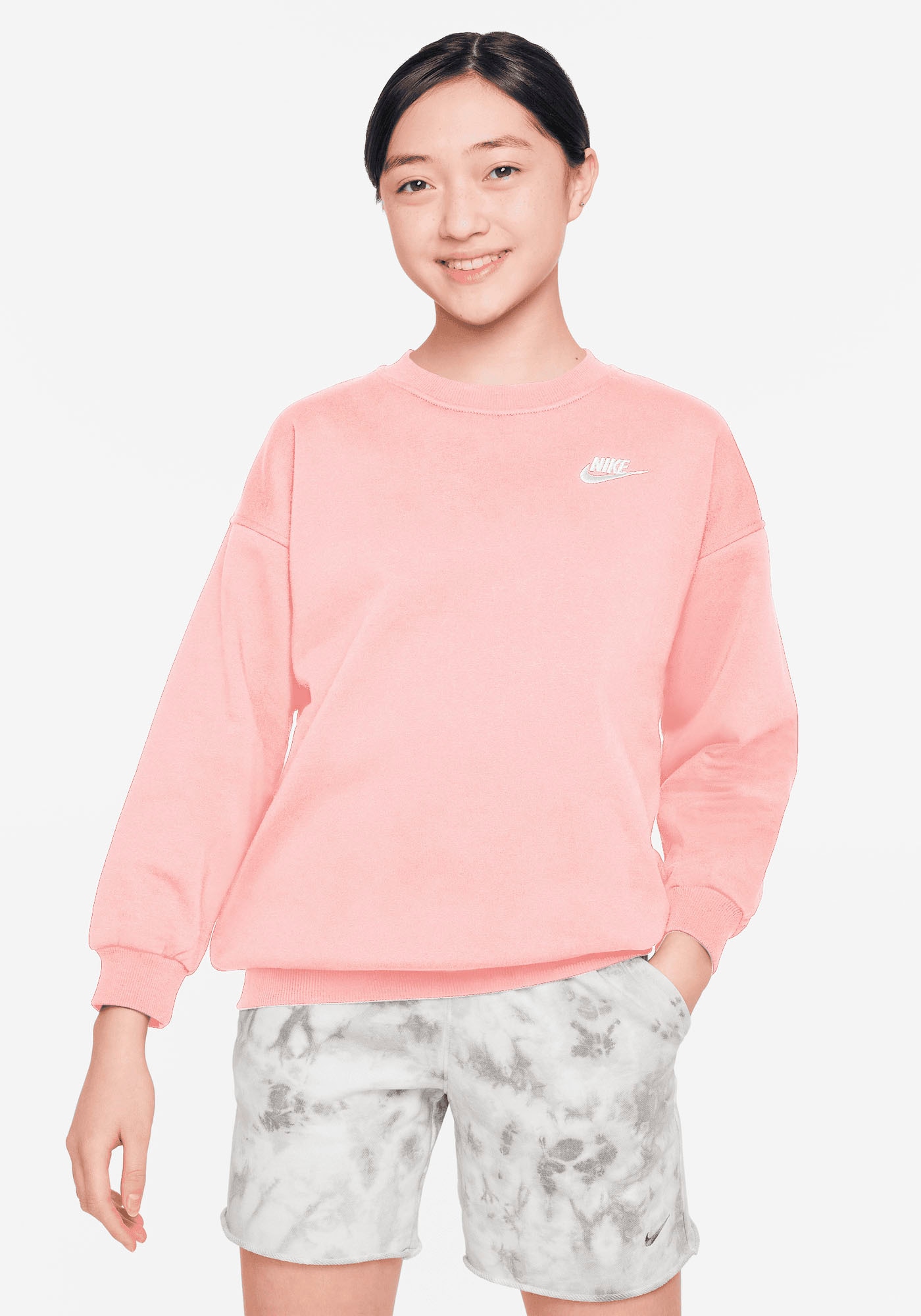 Nike Sportswear Sweatshirt »CLUB FLEECE BIG KIDS' (GIRLS') OVERSIZED SWEATSHIRT« von Nike Sportswear