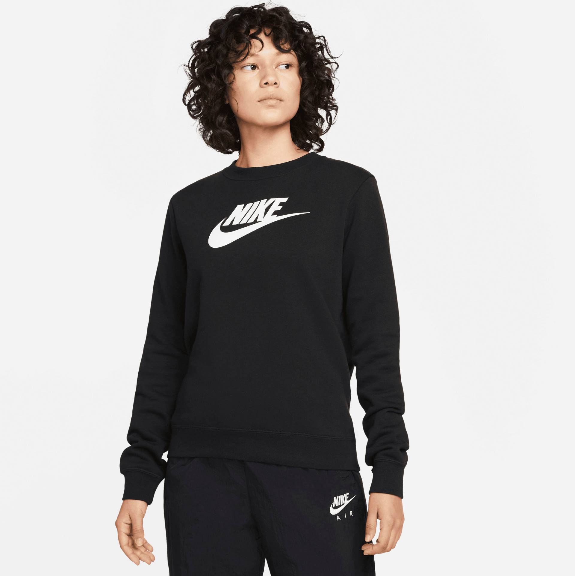 Nike Sportswear Sweatshirt »Club Fleece Women's Logo Crew-Neck Sweatshirt«, Damen Pullover aus weichem Fleece Material von Nike Sportswear