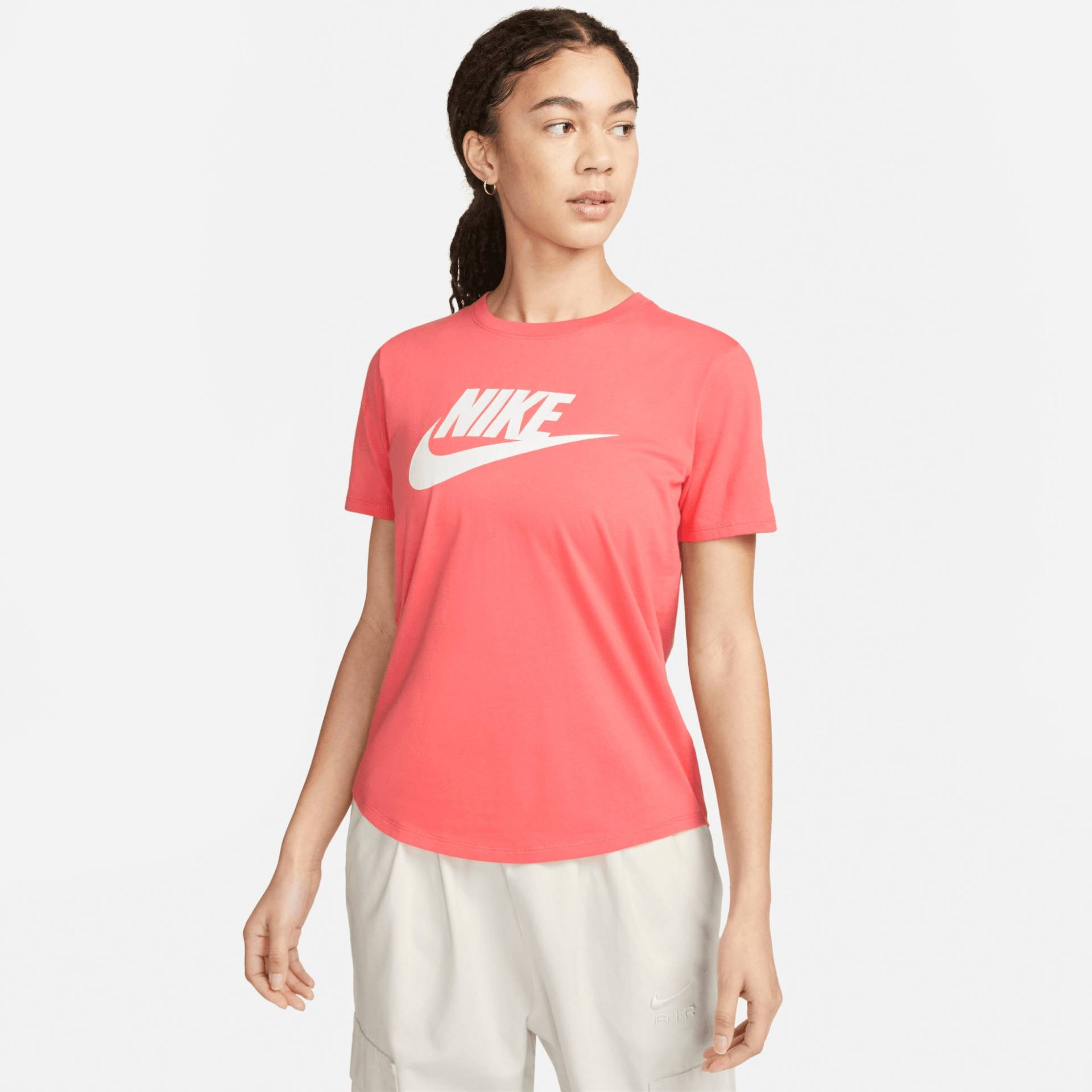 Nike Sportswear T-Shirt »ESSENTIALS WOMEN'S LOGO T-SHIRT«, Basic Damen T-Shirt mit Logo von Nike Sportswear