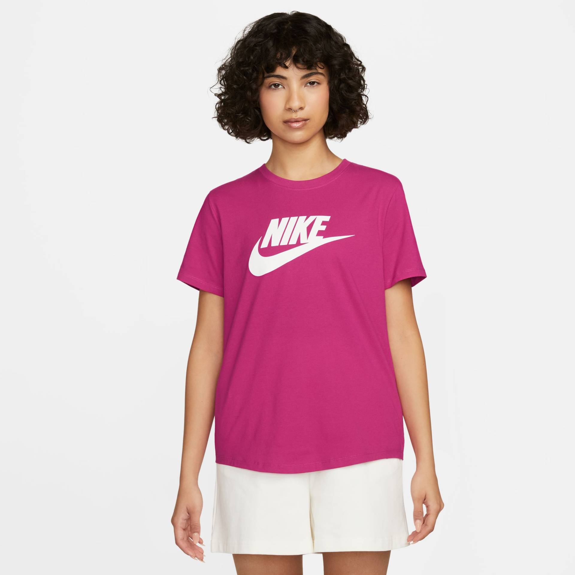 Nike Sportswear T-Shirt »ESSENTIALS WOMEN'S LOGO T-SHIRT«, Basic Damen T-Shirt mit Logo von Nike Sportswear