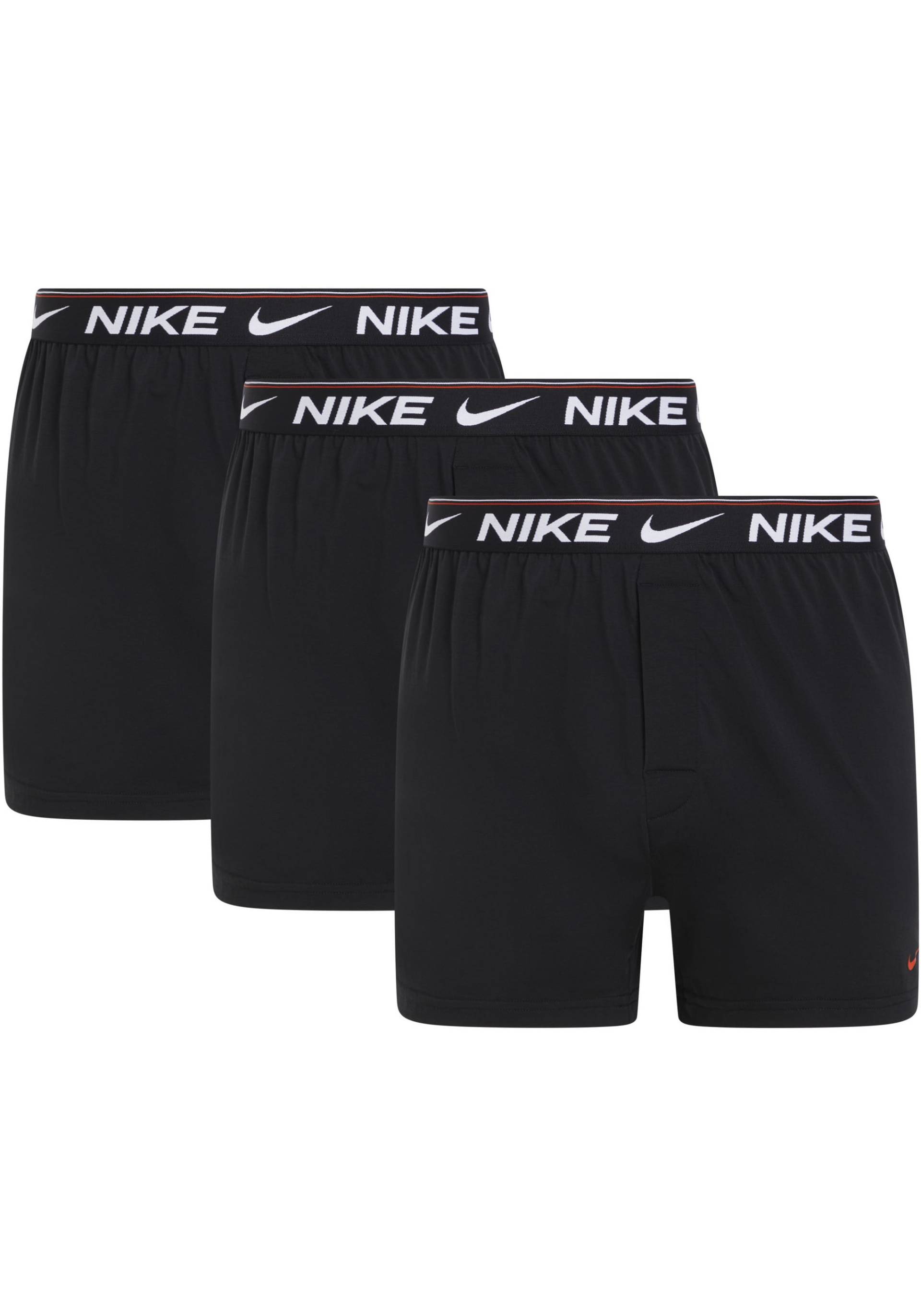 NIKE Underwear Boxershorts »BOXER 3PK«, (Packung, 3 St., 3er), mit Logo auf dem Bund