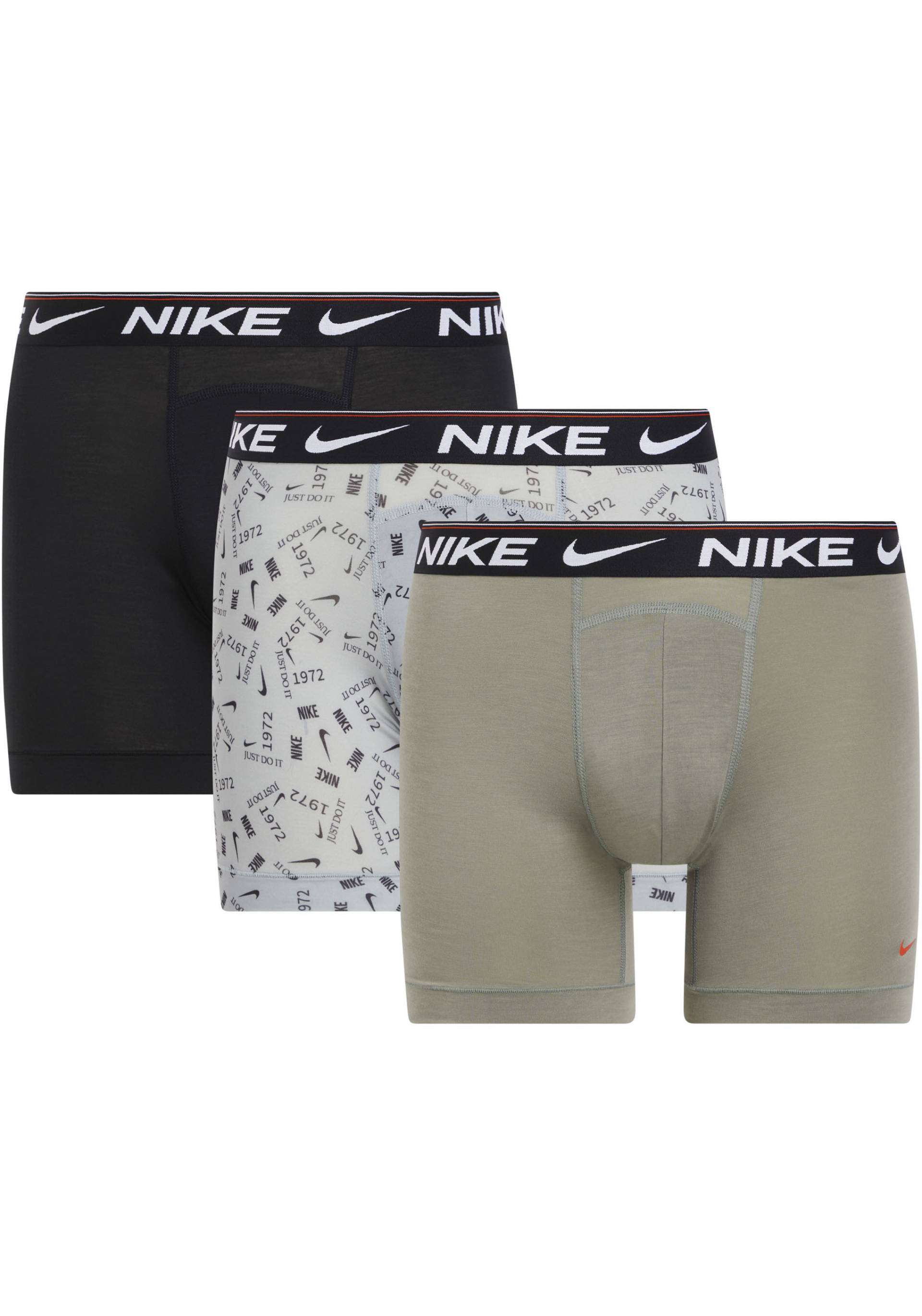 NIKE Underwear Boxershorts »BOXER BRIEF 3PK«, (Packung, 3 St., 3er), mit Logo auf dem Bund von Nike Underwear