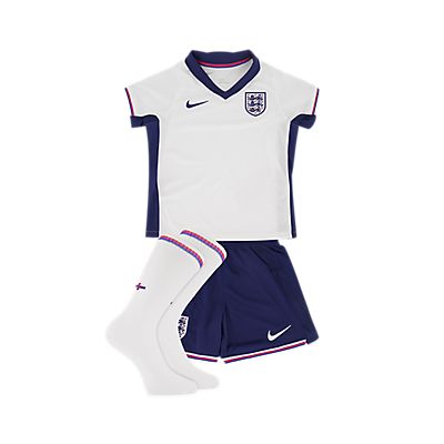 England Home Replica Mini Kinder Fussballset EM 2024 von Nike