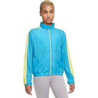 NIKE Damen Laufjacke Dri-FIT Swoosh Run blau | M von Nike