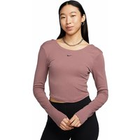 NIKE Damen Shirt Sportswear Chill Knit kupfer | L von Nike