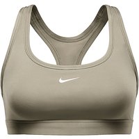 NIKE Damen Sport-BH Swoosh Low Support olive | L von Nike