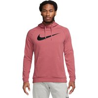 NIKE Herren Hoodie Dri-FIT rot | L von Nike