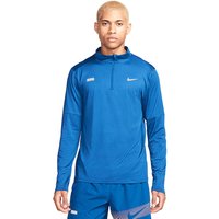 NIKE Herren Laufshirt Flash Dri-FIT dunkelblau | L von Nike