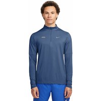 NIKE Herren Laufshirt Flash Dri-FIT dunkelblau | L von Nike