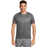 NIKE Herren Laufshirt Miler Flash Dri-FIT UV grau | S von Nike