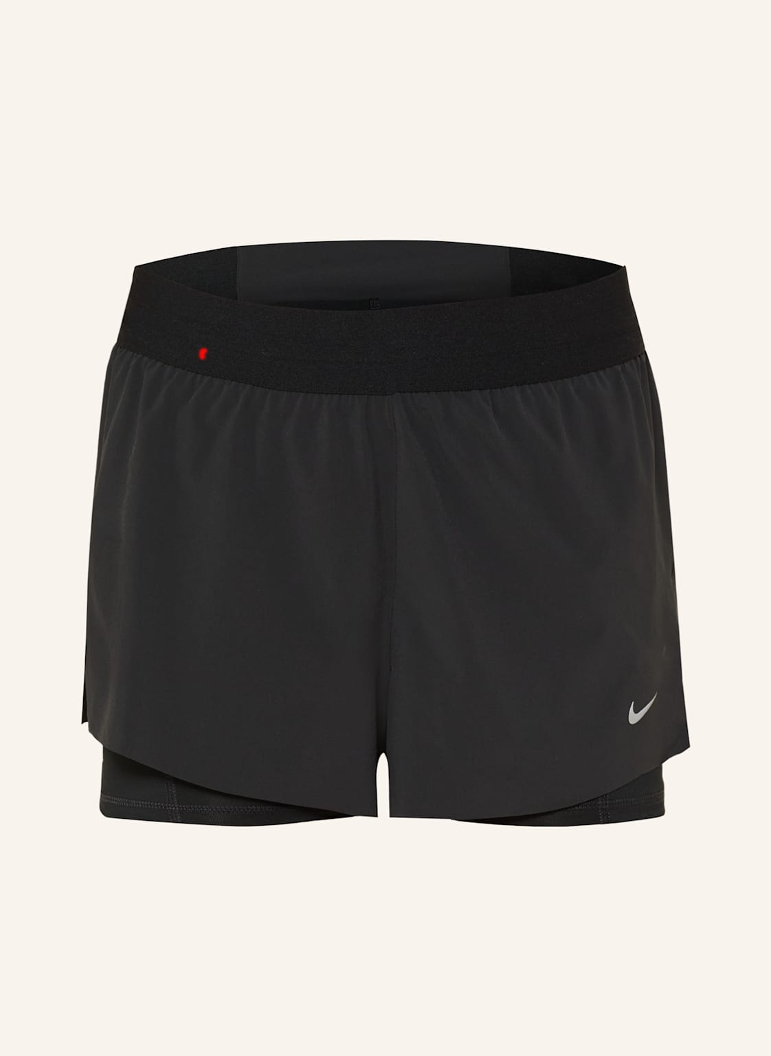 Nike 2-In-1-Laufshorts Dri-Fit Swift schwarz Nike 2-In-1-Laufshorts Dri-Fit Swift schwarz von Nike