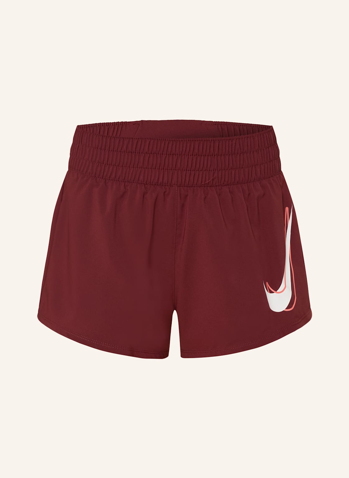 Nike 2-In-1-Laufshorts One Swoosh rot von Nike