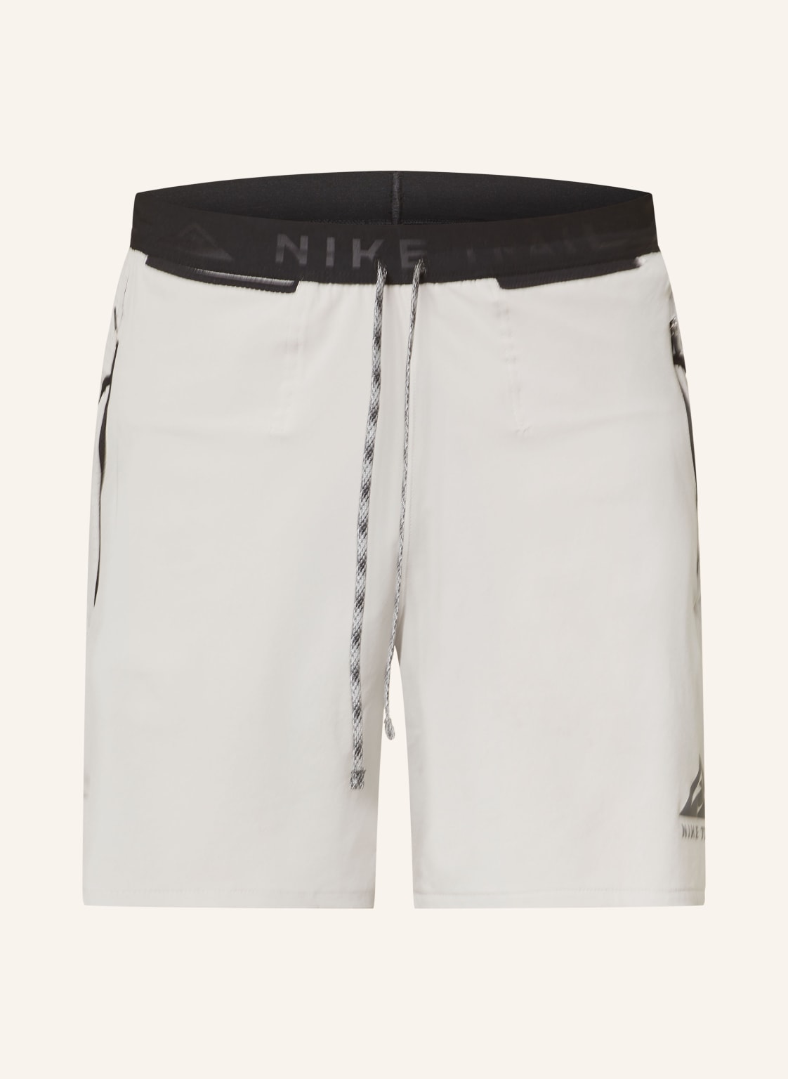 Nike 2-In-1-Laufshorts Trail Second Sunrise grau von Nike