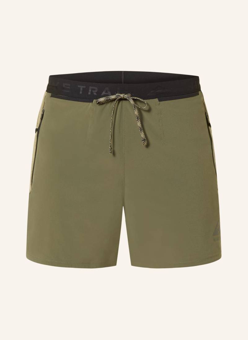 Nike 2-In-1-Laufshorts Trail Second Sunrise gruen von Nike