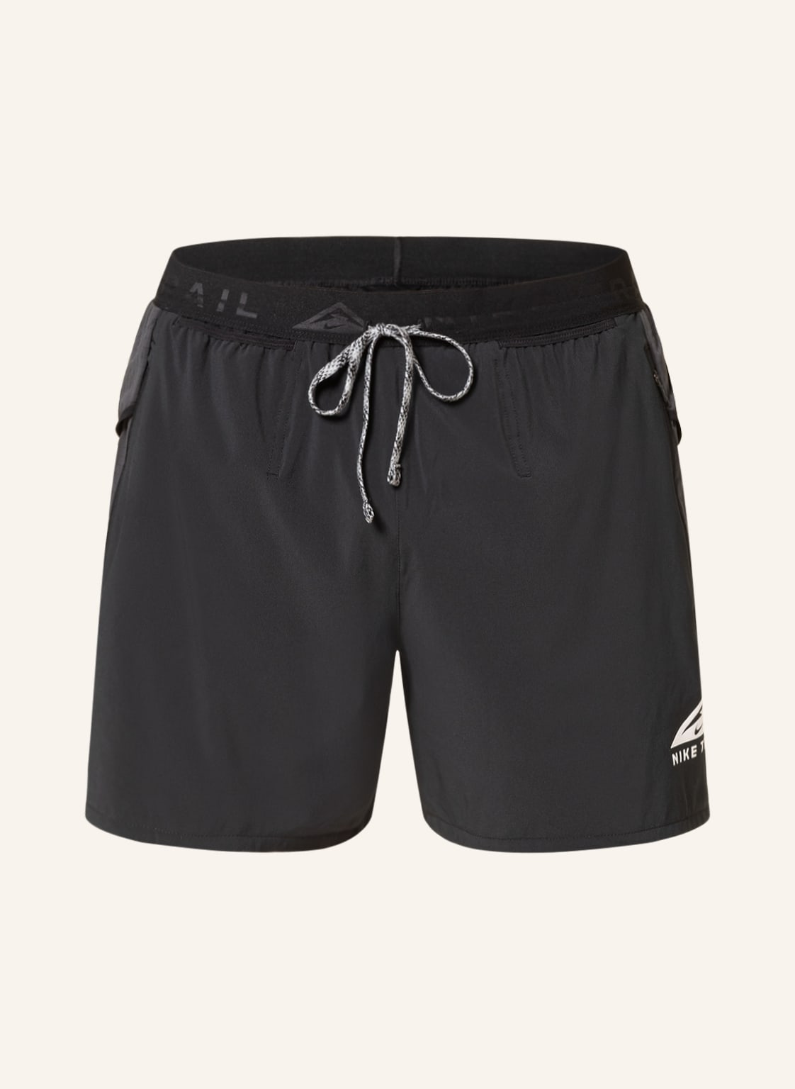 Nike 2-In-1-Laufshorts Trail Second Sunrise schwarz von Nike