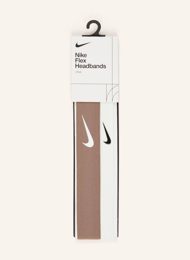 Nike 2er-Set Stirnbänder Flex braun von Nike
