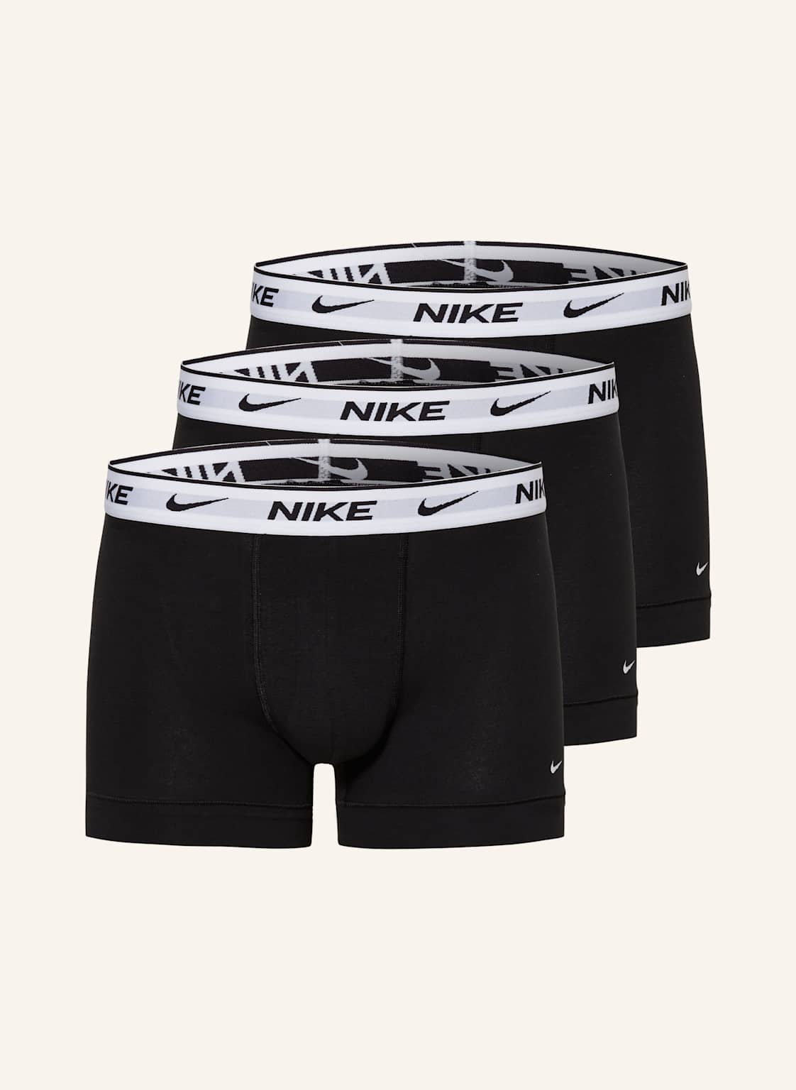 Nike 3er-Pack Boxershorts Everday Cotton Stretch schwarz von Nike