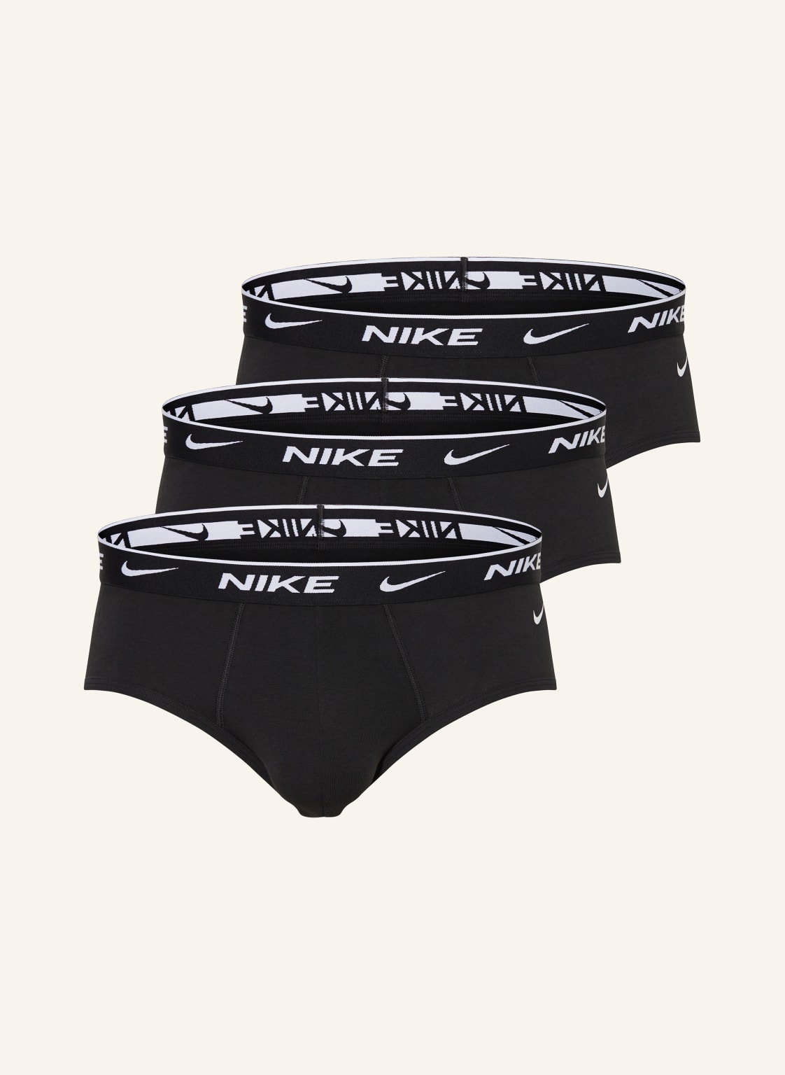 Nike 3er-Pack Slips Everday Cotton Stretch schwarz Nike 3er-Pack Slips Everday Cotton Stretch schwarz von Nike