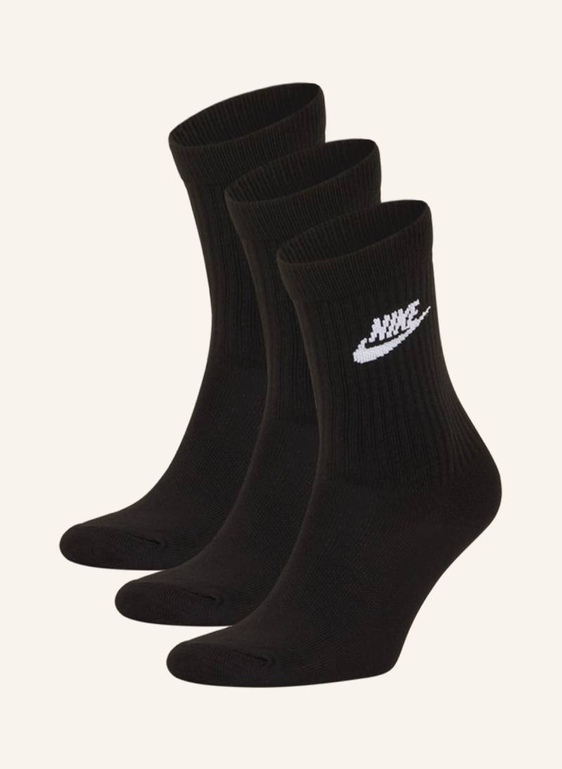 Nike 3er-Pack Sportsocken Everyday Essential Crew schwarz von Nike