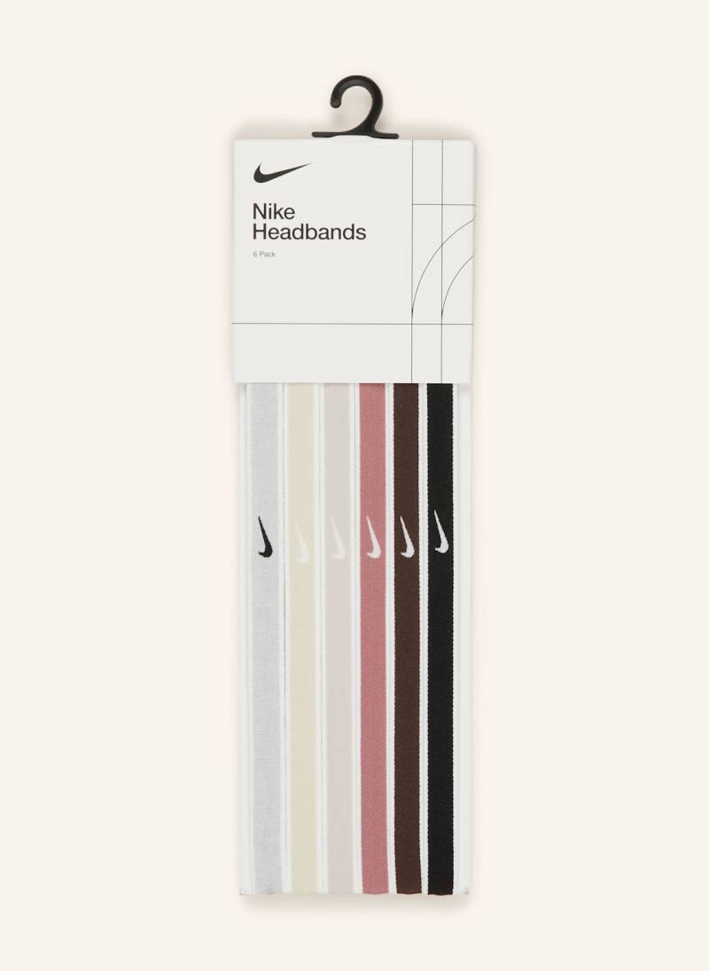 Nike 6er-Pack Stirnbänder Swoosh grau von Nike