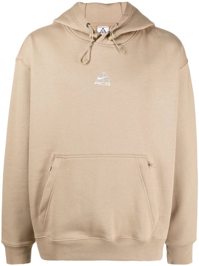 Nike ACG cotton-blend hoodie - Brown von Nike