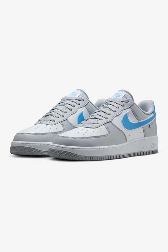 Nike Air Force 1 '07 Next Nature Sneaker | Wolf Grey + University Blue | Herren  | EU40 von Nike