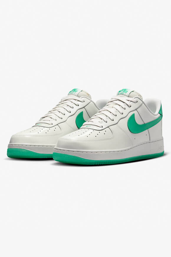 Nike Air Force 1 '07 Premium Sneaker | Platinum Tint + Stadium Green | Herren  | EU40.5 von Nike