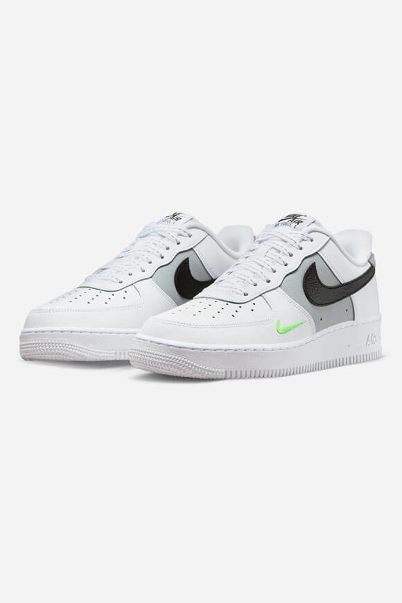 Nike Air Force 1 '07 Sneaker | White + Black + Volt + Wolf Grey | Herren  | EU40 von Nike