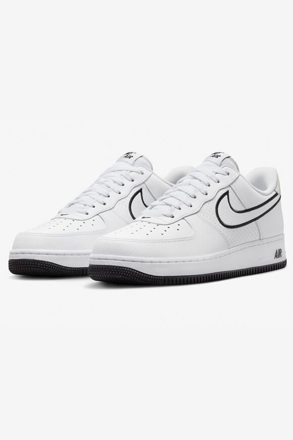 Nike Air Force 1 '07 Sneaker | White + Black | Herren  | EU42.5 von Nike