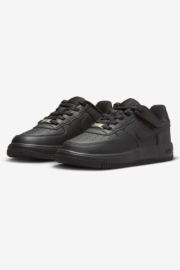 Nike Air Force 1 EasyOn Kids Sneaker | Black | Jungen  | EU29.5 von Nike