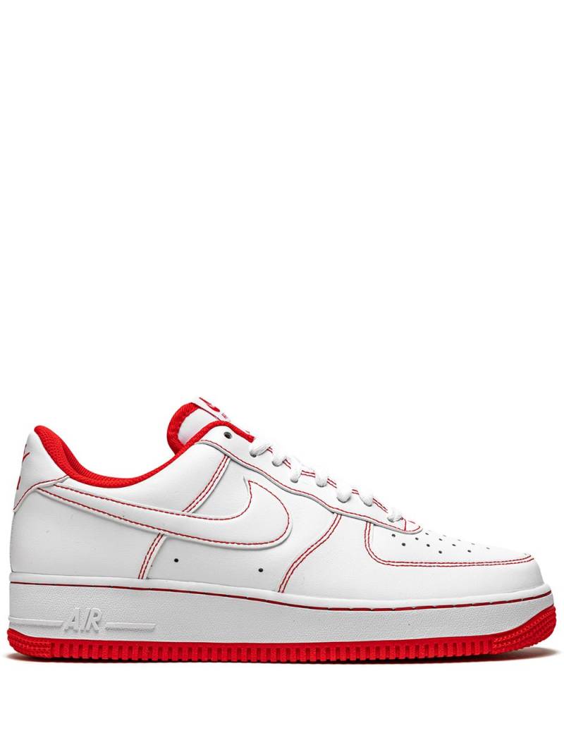 Nike Air Force 1 Low '07 "Contrast Stitch - White/University Red" sneakers von Nike