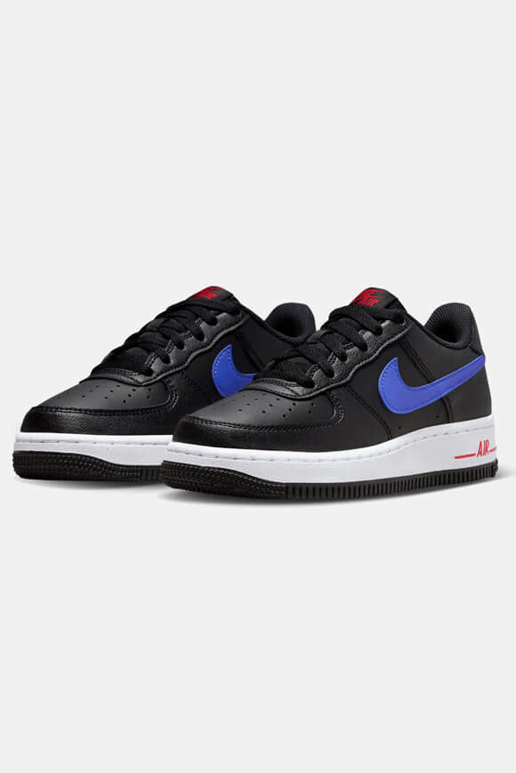 Nike Air Force 1 NN Sneaker | Black + Racer Blue | Jungen  | EU35.5 von Nike