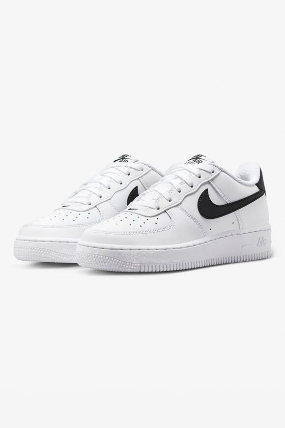 Nike Air Force 1 Sneaker | White + Black | Jungen  | EU38.5 von Nike