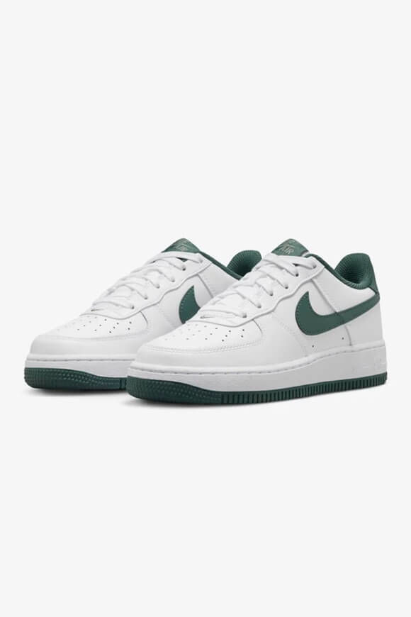 Nike Air Force 1 Sneaker | White + Vintage Green | Jungen  | EU37.5 von Nike