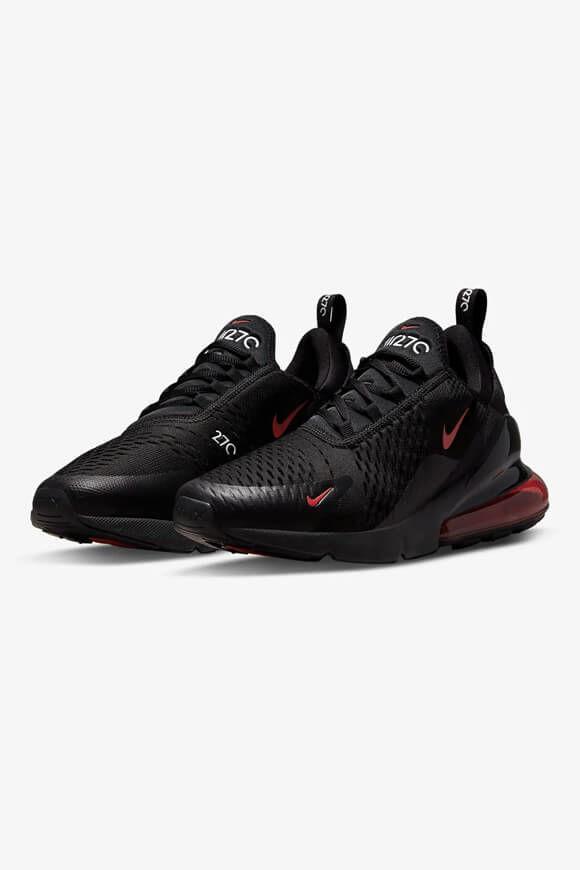 Nike Air Max 270 Sneaker | Black + University Red + White | Herren  | EU41 von Nike