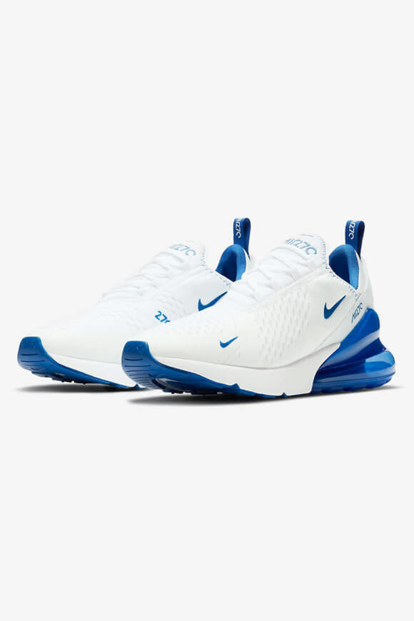 Nike Air Max 270 Sneaker | White + Racer Blue + Game Royal | Herren  | EU41 von Nike