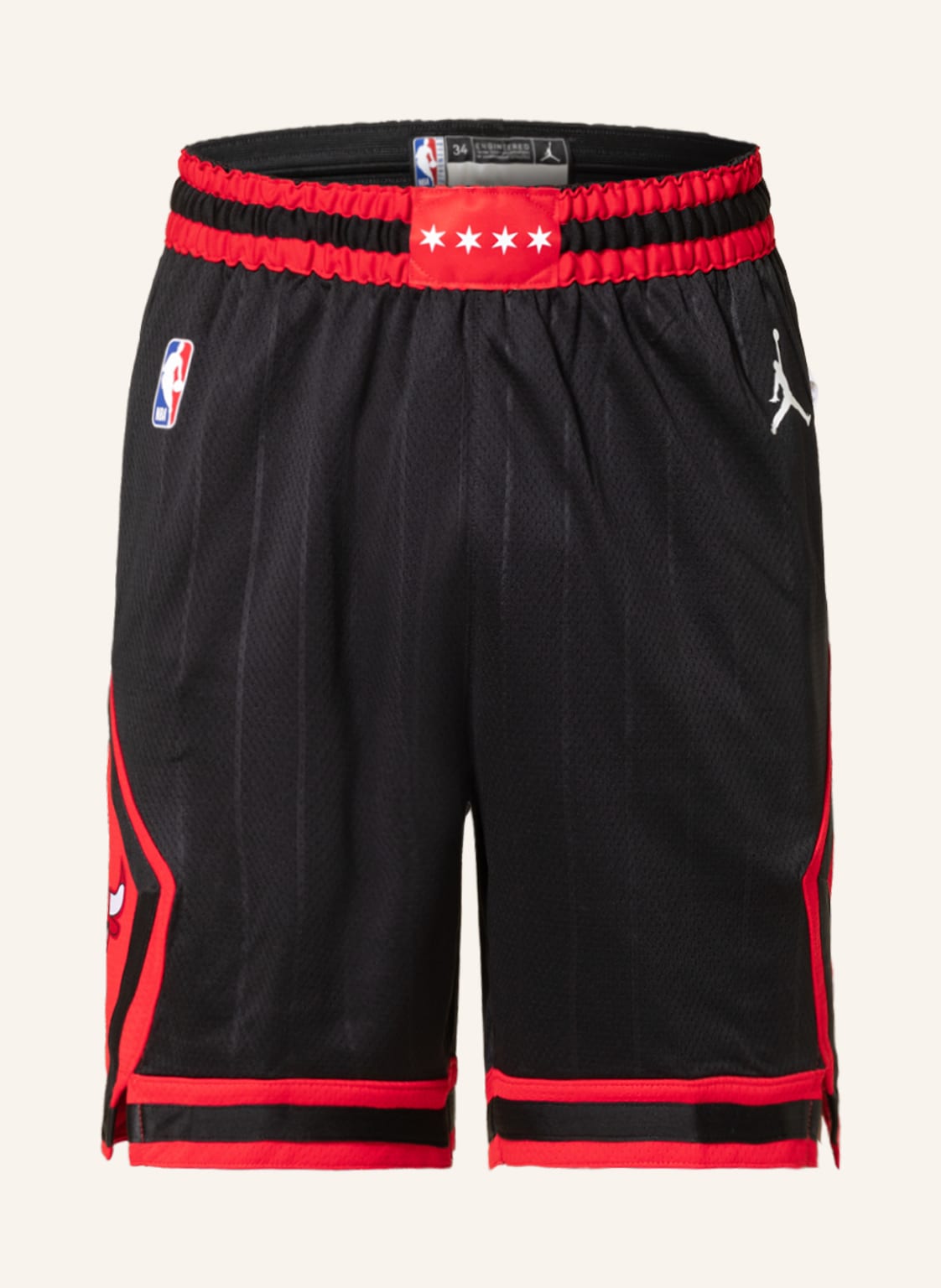 Nike Basketballshorts Chicago Bulls schwarz von Nike